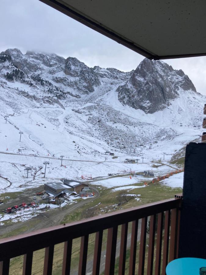 Studio Mongie Aux Pieds Des Pistes Avec Balcon La Mongie Exteriér fotografie