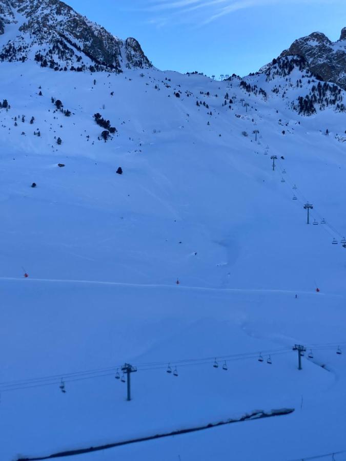 Studio Mongie Aux Pieds Des Pistes Avec Balcon La Mongie Exteriér fotografie